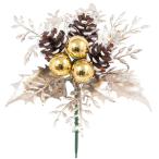 クリスマス 造花 実も