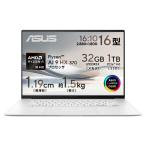 ASUS エイスース ノートパソコン Zenbook S 16 スカンジナビアンホワイト 32GB / 1TB UM5606WA-AI9321WH