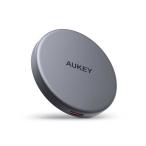 AUKEY (o- ключ ) беспроводной зарядное устройство MagSafe соответствует Qi2 MagFusion Aura 15W серый Gray LC-MC10-GY