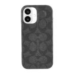 ショッピングcoach COACH　iPhone 16 Coach Slim Wrap Case - Signature Charcoal　CH054094