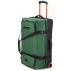 ショッピングボストンバッグ 大型 ジープ　ソフトキャリー ボストンキャリー 大型ダッフルバッグ Mサイズ CASCADE カスケード グリーン　J0274324013