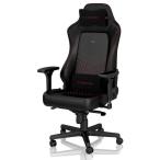 NOBLECHAIRS ゲーミングチェア HERO Real Leather 本革(ネックピロー ランバーサポート付) レッド NBL-HRO-RL-BRD-SGL