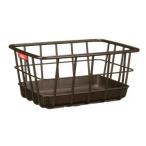 OGK　リヤバスケット チューブパイプリヤバスケット(幅350x高さ210x奥行485mm/コゲチャ)　RB-020