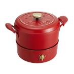 BRUNO　ブルーノ　マルチグリルポット レッド　BOE065-RD