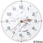 セイコー 掛け時計 Disney Time(ディズニータイム)ミッキー 白 FW589W