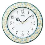 ショッピング掛け時計 セイコー　掛け時計 「スタンダード」花模様光沢　KX266Y [電波自動受信機能有]