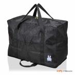 ショッピングボストンバッグ 大型 シフレ　大型折り畳みボストンバッグ ミッフィー 65L B323 ブラック　0424