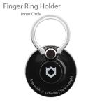 HAMEE 〔スマホリング〕 iFace Finger Ring Holder インナーサークルタイプ IFACEリングICBK ブラック