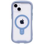 HAMEE　［iPhone 14専用］iFace Reflection Magnetic 強化ガラスクリアケース ペールブルー　IP14IFACEREFMBL