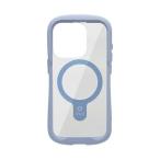 ショッピングreflection HAMEE　［iPhone 15 Pro専用］iFace Reflection Magnetic 強化ガラスクリアケース iFace ペールブルー　IP15PIFACERFTMBL
