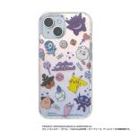 ショッピングポケットモンスター HAMEE　iPhone 15専用 ポケットモンスターHIGHER ハイブリッドケース 総柄　669-965092