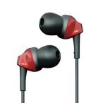 ラディウス　イヤホン カナル型 レッド [φ3.5mm ミニプラグ]　HP-NEF21