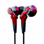 ラディウス　イヤホン カナル型 レッド [φ3.5mm ミニプラグ]　HP-NHR21