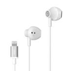 ラディウス　iPhone用 Lihgtningイヤホン ホワイト[リモコン・マイク対応 /ライトニング端子]　HP-NEL12W