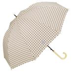 ワールドパーティー　雨傘 長傘 バイカラーギンガム Wpc. [ レディース / 58cm ] ベージュ　1663-04-001BE