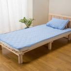 篠原化学　マジカルドライ 敷パッド アジサイブルー ［シングルサイズ］　DRYM100S22AB