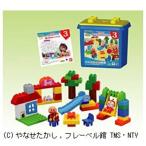 バンダイ　BANDAI　ブロック・ラボ ワールドシリーズ　たのしいアンパンマンタウンバケツ