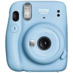 富士フイルム　FUJIFILM　コジマ｜インスタントカメラ 『チェキ』(スカイブルー)　INSTAXMINI11SKYBLUE