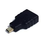 SSAサービス　HDMI変換アダプタ ブラック [HDMI⇔MicroHDMI]　SMCHMHDMAF