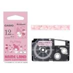  Casio CASIO этикетка зажигалка NAME LAND для лента Sanrio герой лента [ чёрный знак / 12mm ширина ] My Melody XR-12SAMM1