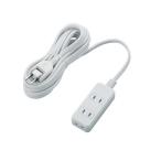 エレコム　ELECOM　シャッタータップ 3個口 5m ホワイト　T-ST02N-2350WH