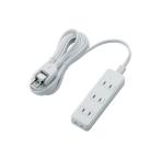 エレコム　ELECOM　シャッタータップ 4個口 3m ホワイト　T-ST02N-2430WH
