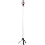 エレコム　ELECOM　スマートフォン用三脚 最大950mm アクセサリーシュー付 ブラック　P-STSRSMBK