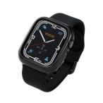 エレコム　ELECOM　Apple Watch series7 45mm/ソフトバンパー/ブラック 　AW-21ABPUBK