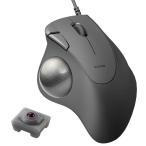 エレコム　ELECOM　マウス トラックボール IST 人工ルビーモデル [IR LED /有線 /5ボタン /USB] ブラック　M-IT10URBK