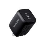  Elecom ELECOM ноутбук зарядное устройство PD 65W PPS соответствует Type-C ×2 складной штекер маленький размер легкий черный ACDC-PD4365BK
