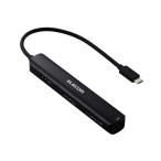 エレコム　ELECOM　USB Type C ドッキングステーション 6-in-1 PD 85W出力 急速充電 USB-C×2 USB-A×2 HDMI×1 RJ45×1 ブラック　DST-C30BK