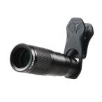 ショッピング携帯電話 エレコム　ELECOM　セルカレンズ 望遠レンズ 8倍 ブラック　P-SLZ8XBK