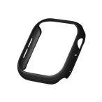 エレコム　ELECOM　アップルウォッチ カバー ［46mm］ バンパー ハード 側面保護 ブラック　AW-24ABPPBK