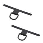 エレコム　ELECOM　スマホ ストラップホールシート スマホケース ケーブル穴対応 1口タイプ 薄型0.2mm 耐荷重10kg 保護シール付き ブラック　P-STHD1SBK