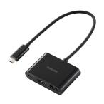 エレコム　ELECOM　ドッキングステーションUSB PD対応 USB-A×1 USB-C×1 HDMI×1　DST-030BPBK