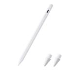 エレコム　ELECOM　iPad ペンシル タッチペン USB-C急速充電 傾き検知 磁気吸着 パームリジェクション Apple Pencil純正ペン先交換可能　PTPACSTAP13WH
