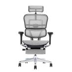 ショッピングエルゴ エルゴヒューマン　エルゴヒューマン Ergohuman 新基盤モデル エルゴヒューマン2 プロオットマン ブラックフレーム EHP2-LPL-DR-BF-WH ホワイト　445397