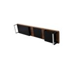 . мебель Contieaks стол полка laiz настольный место хранения ширина 118cm Brown цвет melamin полимер настольный черный рама Brown / черный 483925