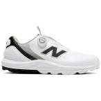 ニューバランス　メンズ ゴルフシューズ Fresh Foam X 2500 v5 SL ボア Boa WHITE with BLACK and SILVER METALLIC ［ 25.0cm］ 　UG2500B