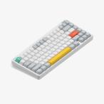 ショッピングhalo NUPHY　キーボード Halo75 V2(ラスベリー軸・英語配列) ［有線・ワイヤレス /Bluetooth・USB］ ホワイト　w75v2r