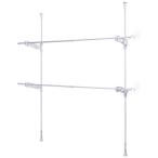 ショッピングつっぱり 積水樹脂　つっぱり式窓枠ものほし(テラス窓用)　TMT2W