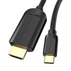 ショッピングhdmiケーブル VENTION　1.5m USB-C ⇔ HDMI ケーブル ブラック　CG-2021