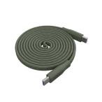 CIO Mate Flat Spiral Cable CtoC 1.5m moss green CIO-NLSC-FL-CC15-MGR
