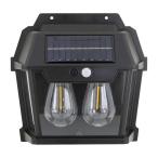 トレードワン　モーションセンサー付照明バルブスター2灯 ［LED］ ブラック　30846