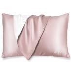 ショッピングシルク 枕カバー ユノキ　最上位ランク ( 6Aランク ) シルク 枕カバー ( 43×63cm ) ローズ　DMDSXY43