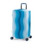 A.L.I ALI - эластичный чемодан покрытие BOX-L wave голубой чемодан покрытие BOX-L