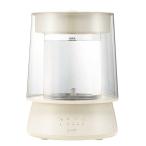 QUADS ハイパワーガラススチーム加湿器 GLASS(グラス) ［スチーム式］ アイボリー QS649IV