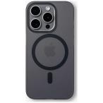 ショッピングiphone15 CASEFINITE　iPhone 15 Pro FROST AIR ULTRA MAGNETIC ケース MagSafe対応 スモークブラック 　FAUM15P61B