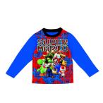  Bandai BANDAI светится!2TOPS вязаный пижама super Mario голубой 130cm