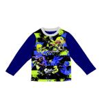 バンダイ　BANDAI　光る！2TOPSニットパジャマ スプラトゥーン3 ネイビー 140cm　